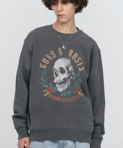 GNR Rhinestone Skull Sweatshirt CC (BRENT2336)