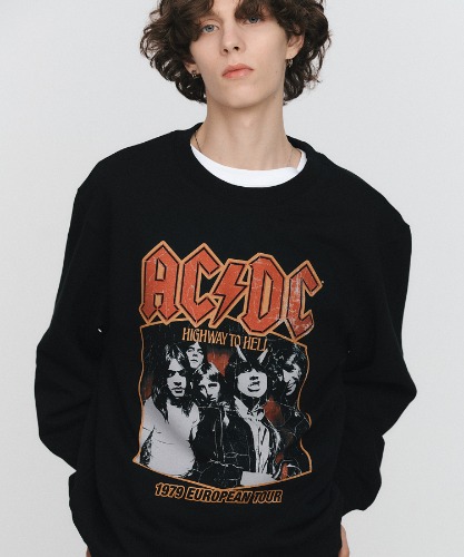 ACDC Highway To Hell Tour 79 Sweatshirt BK (BRENT2317)