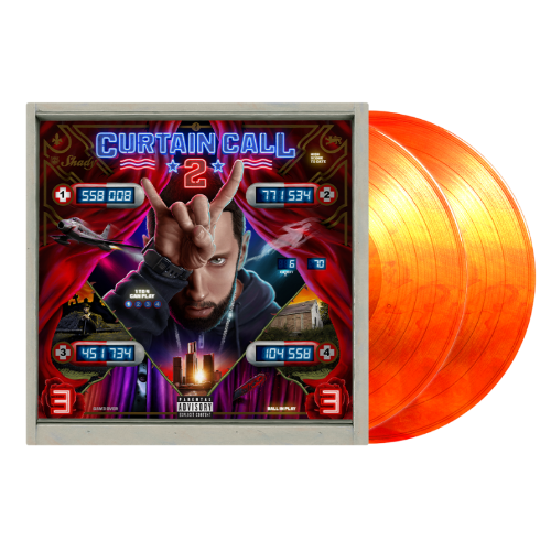 Eminem(에미넴) - Curtain Call 2 (Orange Vinyl 2LP)-121-LP